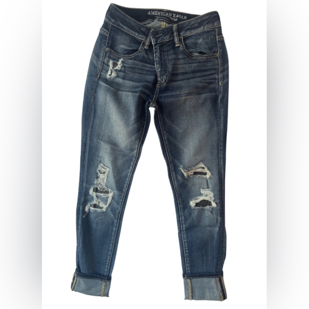 American Eagle Super Stretch Distressed Jeans